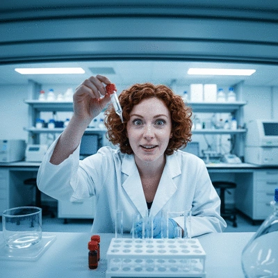 Person drinking water and eating a healthy meal in a clean, modern kitchen