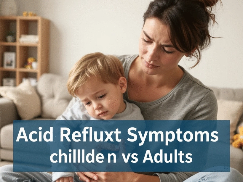 Acid Reflux Symptoms in Children vs. Adults: What Parents Should Know