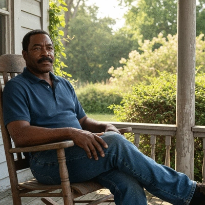 Adult male experiencing heartburn, holding his chest in discomfort, indoors, natural lighting